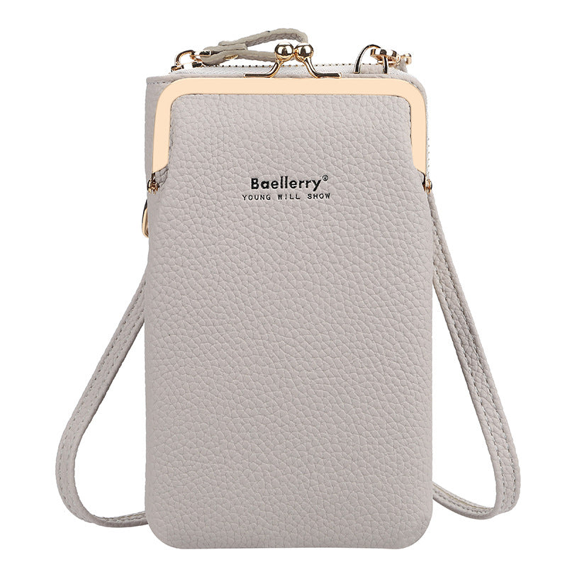 Phone Shoulder Bags With Lock Women Messenger Bag Wallet