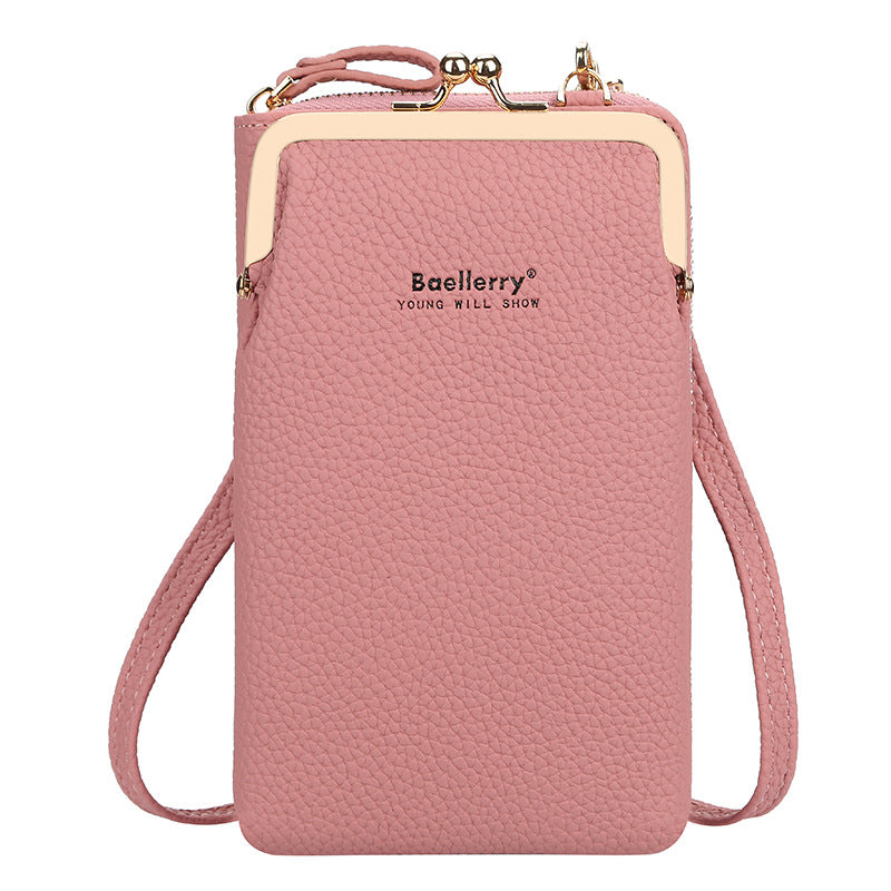 Phone Shoulder Bags With Lock Women Messenger Bag Wallet