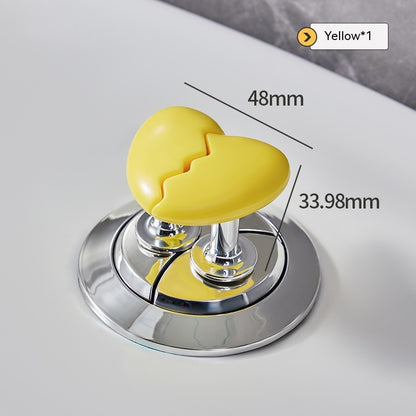 Heart-shaped Toilet Pressing Utensil Creative