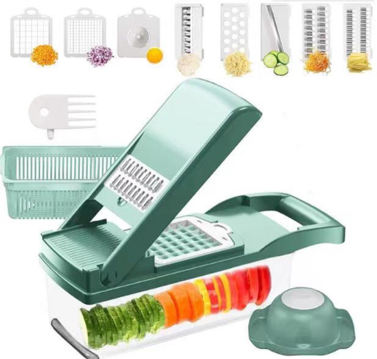 12 In 1 Manual Vegetable Chopper Kitchen Gadgets