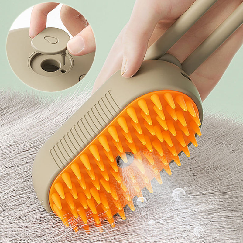 Cat Steam Brush Steamy Dog Brush 3 In 1 Electric