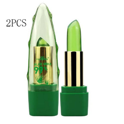 Aloe Vera Gel Color Changing Lipstick Gloss Moisturizer Anti-drying.