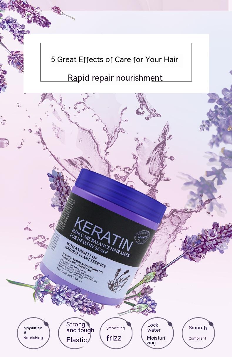 Lavender Non-Steamed Hair Care Nutrition Hair Mask.