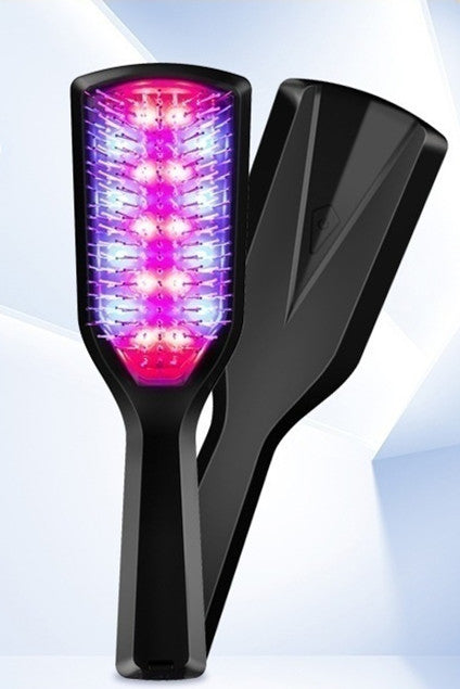 Men's And Women's Red Light Vibration Massage Comb