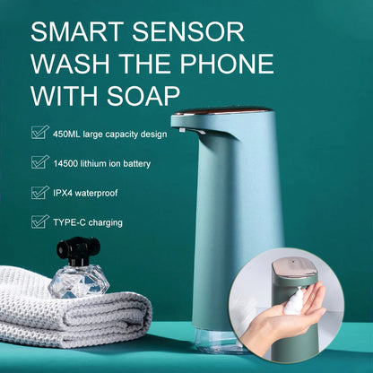 Automatic Foam Soap Dispensers Bathroom Smart Hand Sanitizer