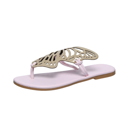 Fashion Hollow Butterfly Flip-Flops Summer Sandals For Women Casual Beach