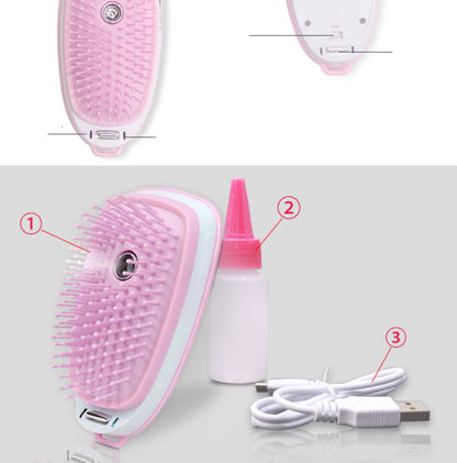 Moisturizing balloon massage comb