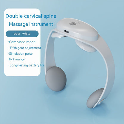 Cervical Vertebra Plastic Massager Low Frequency Pulse Neck