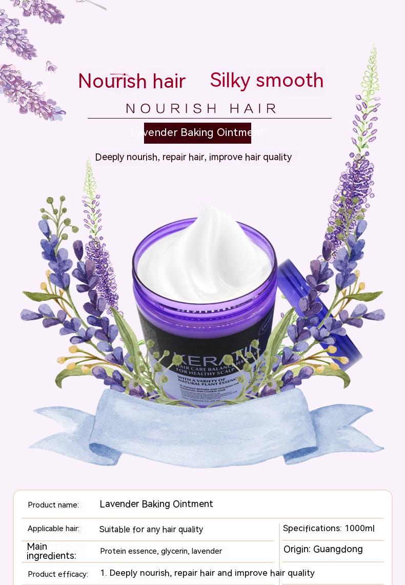 Lavender Non-Steamed Hair Care Nutrition Hair Mask.