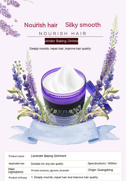 Lavender Non-Steamed Hair Care Nutrition Hair Mask.