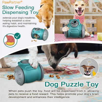 Dog Tumbler Toys Increases Pet IQ Interactive Slow Feeder For Small Medium