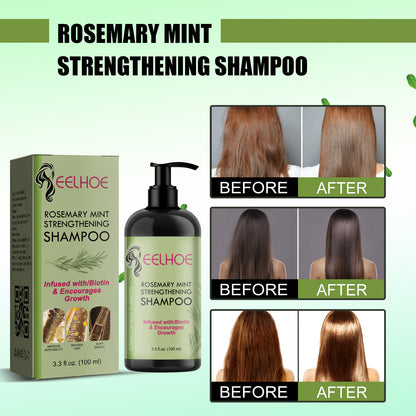 Rosemary Mint Shampoo Moisturizing Supple Hair Repair Dry.