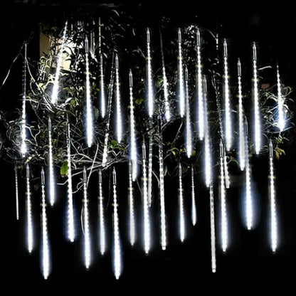 Solar LED Meteor Shower Light Holiday String Light Waterproof.