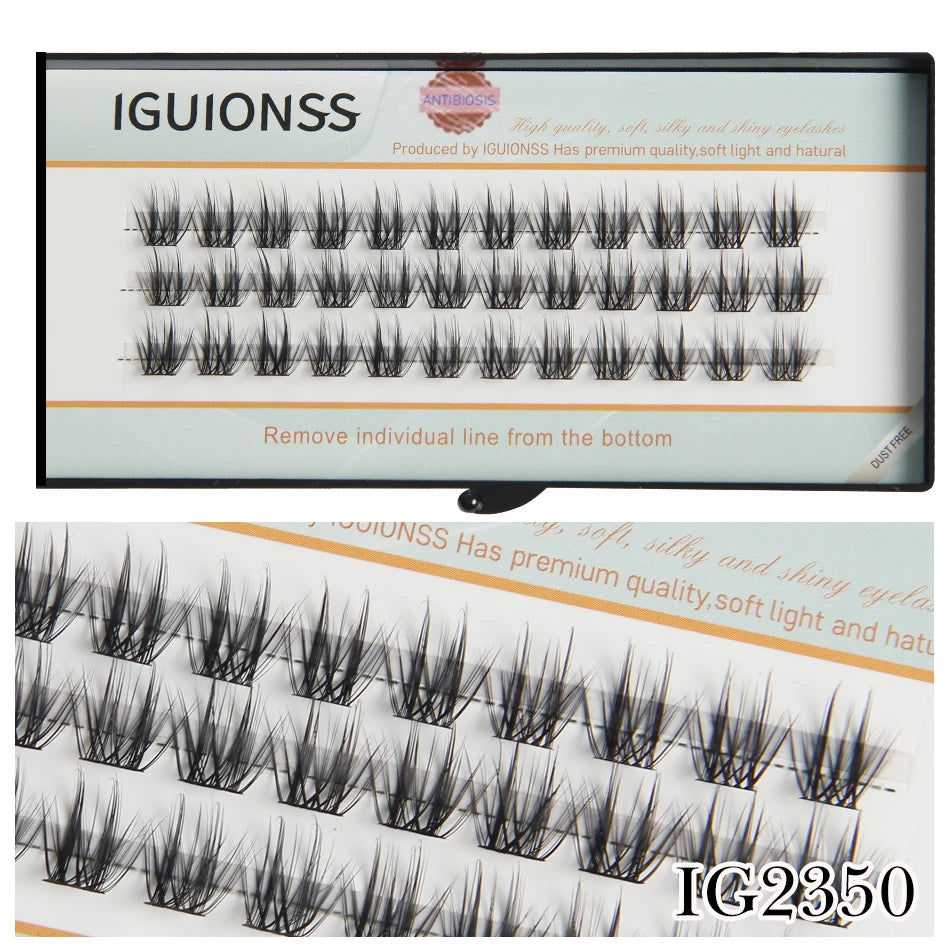 Segmented False Eyelash Extension DIY Natural Individual Lash Makeup