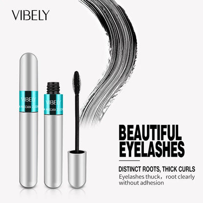 4D Silk Fiber Eyelash Mascara Waterproof Long-Lasting Extra