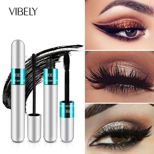 4D Silk Fiber Eyelash Mascara Waterproof Long-Lasting Extra