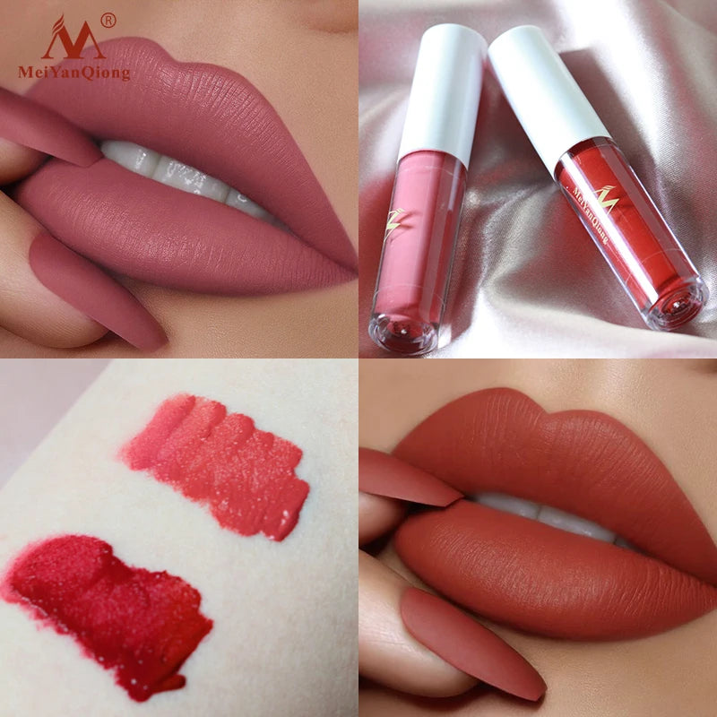 Lip Glaze Velvet Matte Non-Stick Non-Fallout Hides lip