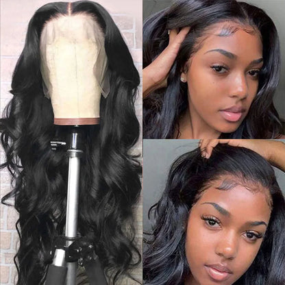 13x4 HD Transparent Lace Front Human Hair Wigs