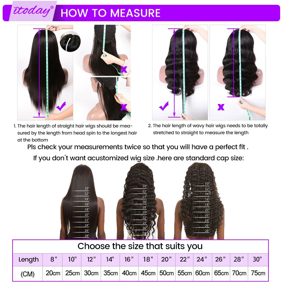 13x4 HD Transparent Lace Front Human Hair Wigs