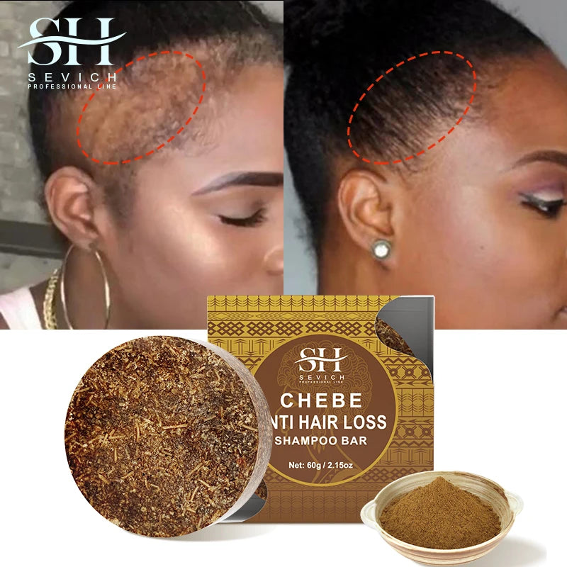 Chebe Shampoo Bar for Hair Regrowth African Crazy Traction