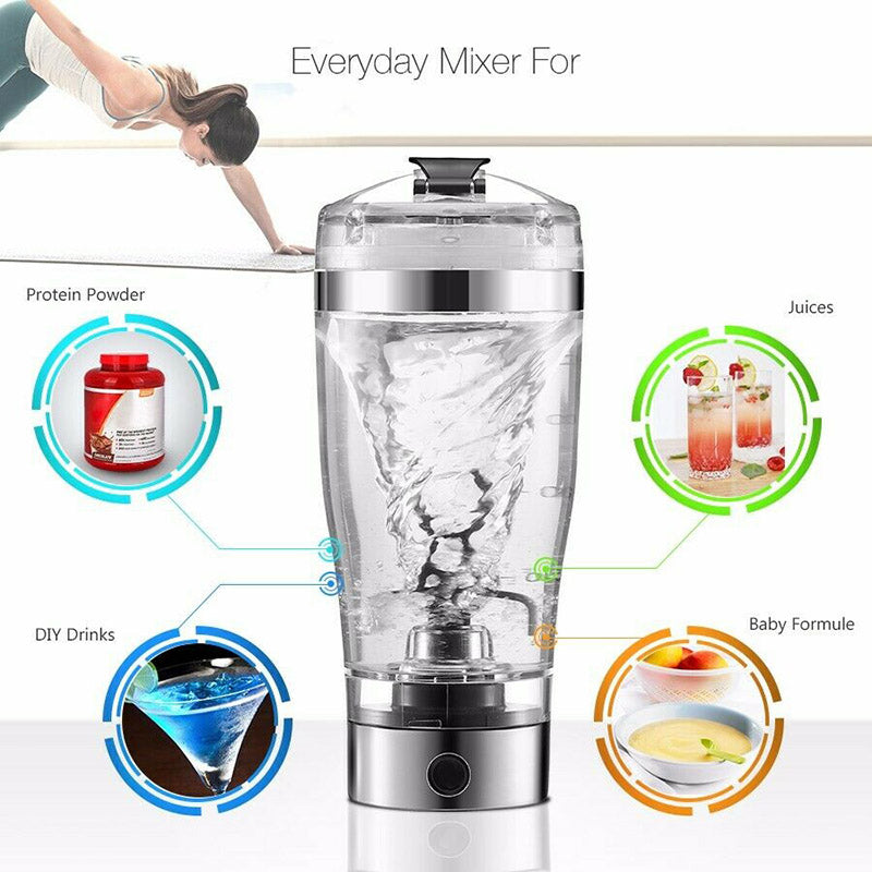 Electric Protein Shake Stirrer USB Shake Bottle Milk