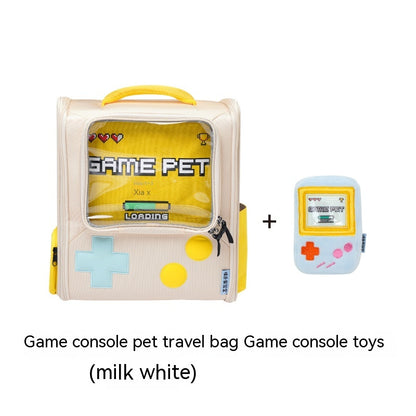 Game Console Retro Style Pet Cat Bag Portable.