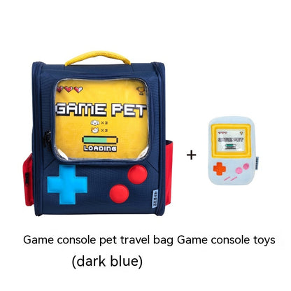 Game Console Retro Style Pet Cat Bag Portable.