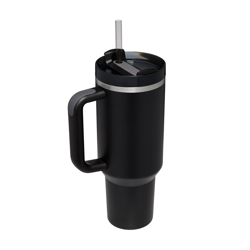 Day Gift Thermal Mug 40oz Straw Coffee Insulation Cup With Handle Portable Car Travel BPA Free